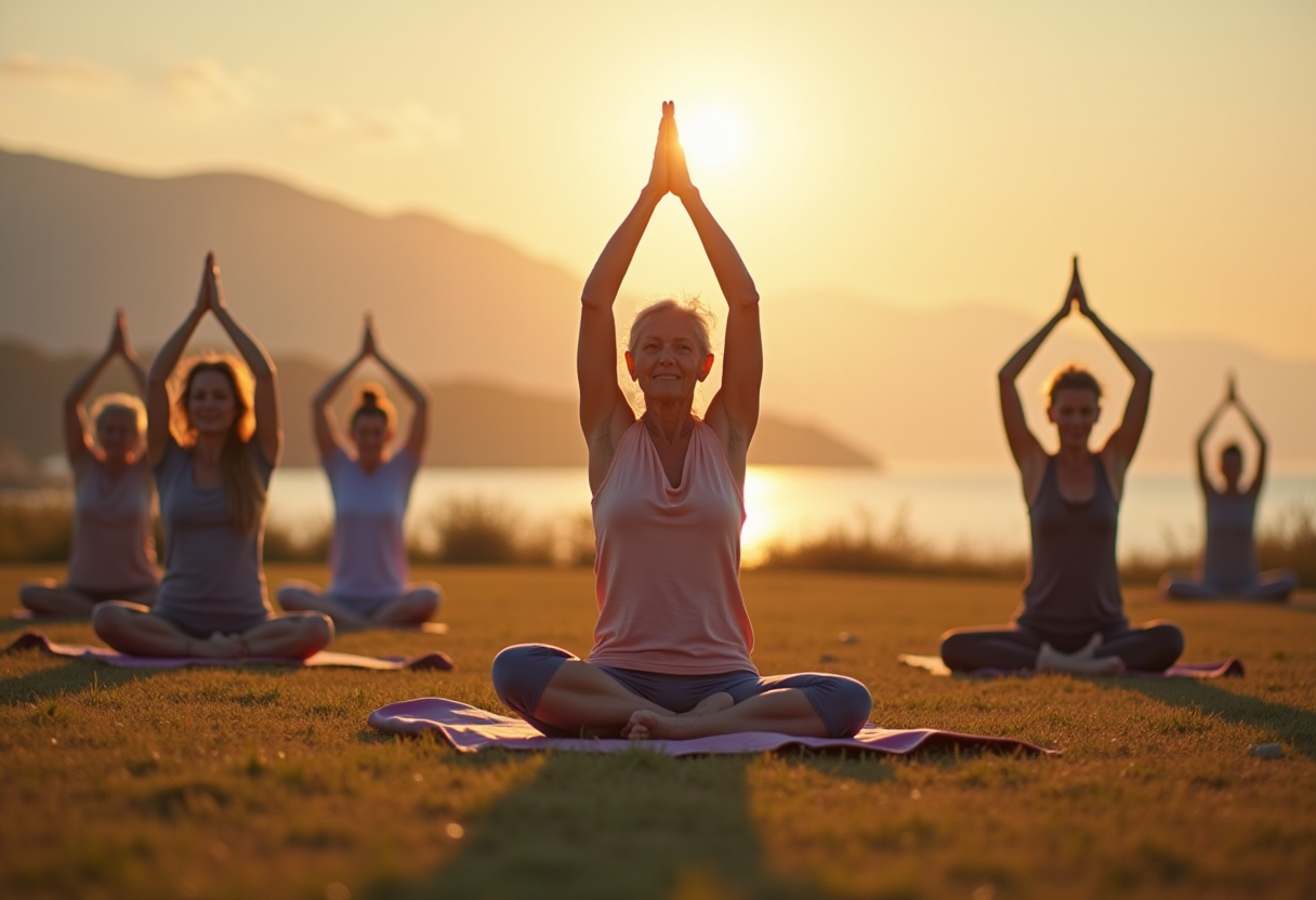 Групове заняття йогою